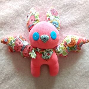pink bat plush 🦇 handmade